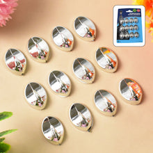 Plastic Multipurpose Wall hanging hook (12 Pcs Set / Mix Design)