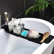 Retractable Bath Caddy, Retractable Bathtub (78 Cm Long Adjust / 1 Pc / With Brown Box)