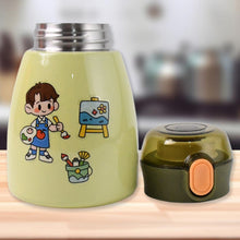 Vacuum Insulation Flask Bottle with Straw for Sports Adult Children (Approx 480ml)