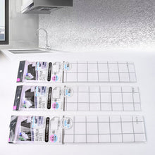 Aluminium Kitchen Wall Sheet Aluminium Without Adhesive (3 Pc / 50x90 Cm)