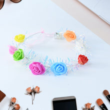 LED Flower Crown Headband – Multicolor Light-Up (1 Pc), Hair accessories