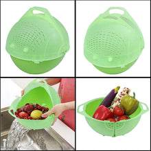 Apex Smart Basket 3in1 Multiuse Fruit And Vegetable Bowl (1 Pc / Mix Color)