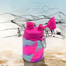 Silicone Foldable Water Bottle (1 Pc / 24 cm Foldable / 500 ML)