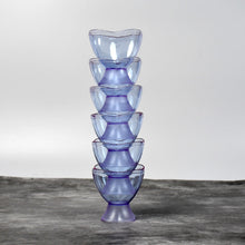 MODERN STYLE DESSERT & ICE CREAM BOWL PLASTIC 6PCS FOR HOME ,OFFICE,PARTY