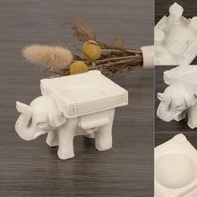 Elephant Shaped Tealight Candle Holder 1 Pc