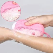 Super Soft Silicone Bath Brush – Double-Sided Body Scrubber for Deep Cleansing & Exfoliation (1 Pc)