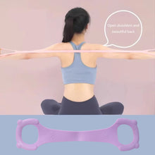 Silicone Yoga Pull Rope Chest Expander Silicone Resistance Bands (1 Pc)