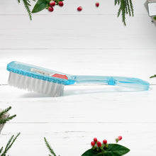 Plastic Handle Shoes Clothes Scrubbing Brush (1 Pc / Mix Color / 19 Cm)