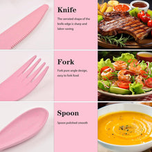 4 in 1 Travel Utensils Plastic Spoons and Forks Sets for Lunch Box (3 Pc With Case)