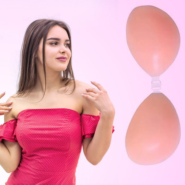 Self-Adhesive Backless Strapless Push-Up Bra (1 Pc)