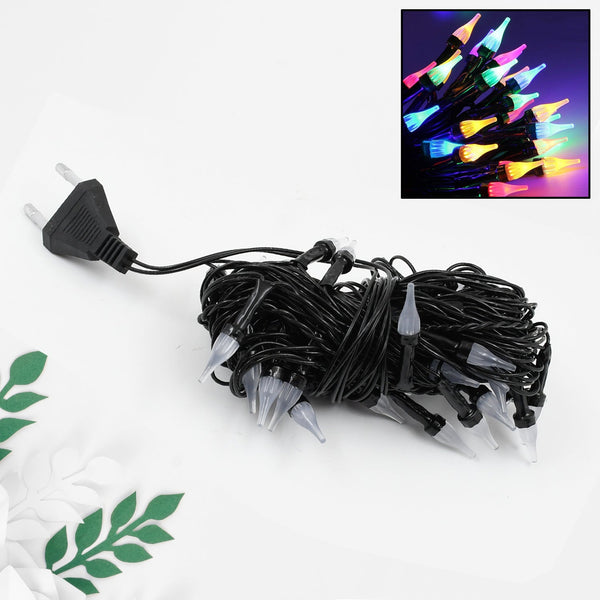 9Mtr LED Flower String Lights – Multi-Color Festival, Home Decor (36 LEDs, 1.4MM)