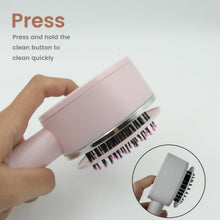 Air Cushion Massage Brush with Long Handle & Self-Cleaning Detangling Comb, Hair accessories