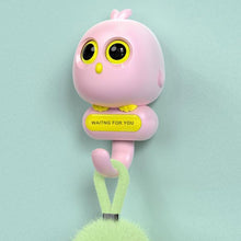 Self Adhesive Wall Hooks Eye Catching Cute Bird Hook, Automatic Open Close Eyes Creative wall Hook (1 Pc)