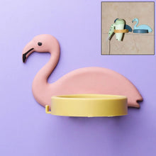 Hair Dryer Wall Mount Holder, Organiser Stand with Hooks for Bathroom Storage