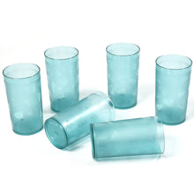 Round Plastic Water Glass Juice Beer Wine Plastic Unbreakable Transparent Glass Set ( 300ml 6pc )