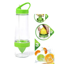 Citrus Zinger Sports Bottle with Juice Maker Infuser