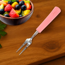 Premium Stainless Steel Fruit Fork Set – 10 Pieces with Soft Non-Slip Handle