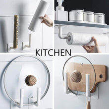 Multifunctional Adhesive Rack for Kitchen and Bathroom