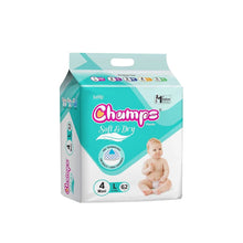 Champs Soft and Dry Baby Diaper Pants 62 Pcs (Large Size L62)
