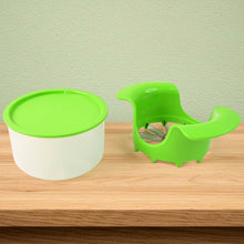 Apex Apple Cutter with Container – Unbreakable ABS Body & Stainless Steel Blades