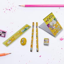 Stationery Set for School & Office with Pencil & Ruler (Gift, 6 Pc)