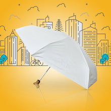 3-Fold Sun & Rain Protective Solid Foldable Umbrella, (1 Pc)