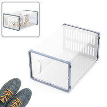 Plastic Stackable Shoe Storage Box (1 Pc)