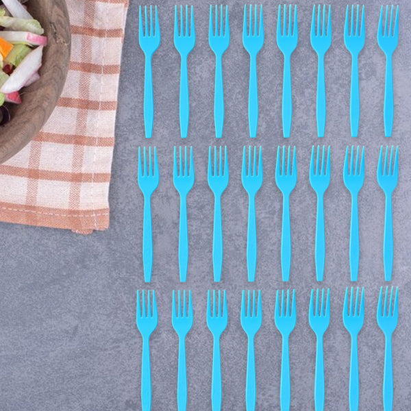 Reusable Food-Grade Plastic Forks (24 Pc)