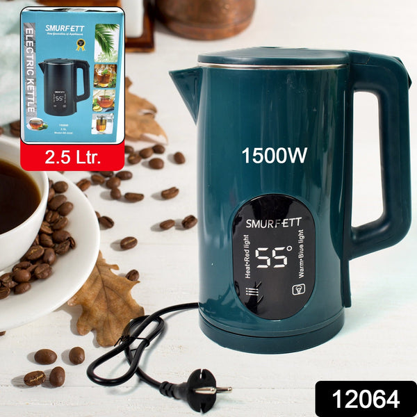 Temperature display electric kettle 55 degrees constant temperature electric kettle (1500W, 2.5 Ltr. / 1 Pc)