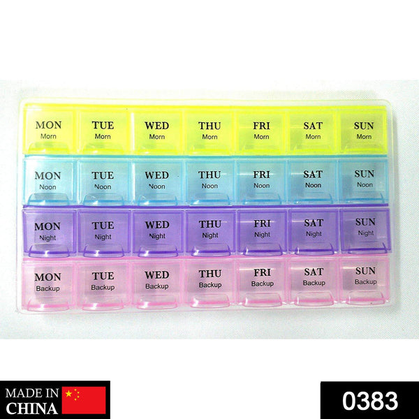 Weekly Pill Case 28-Slot Medicine Organizer