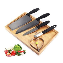 Stainless Steel Chef Knife Set, 5pc Kitchen Cutlery