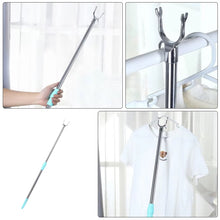 Stainless Steel Telescopic Pole Clothes Hooks Hanger (1 Pc / 1 Mtr.)