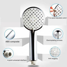 Shower Head Multi-Function Plastic High Pressure Shower Spray for Bathroom