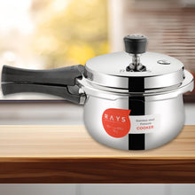 Stainless Steel Rays Fusion Pressure Cookers With Outer Lid (3.5 Litres / 5-Year warranty, ISI Number :- 2347, BIS Number :- CM/L -7600164310