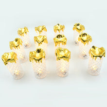Gold LED Flameless Candles for Decor & Gifting (12 Pc MOQ)