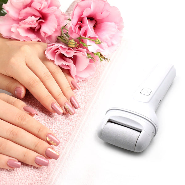 Portable Electric Foot File – Rechargeable Callus Remover & Pedicure Tool for Smooth Feet