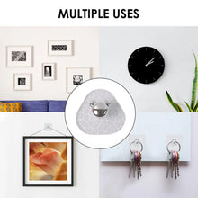 All-Plastic Adhesive Wall Hooks - Strong, No Damage, Easy to Install (3 Pc Set)