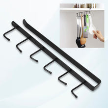 Metal Multifunctional Cabinet Storage Organize 6 Hook Rack For Hanging (1 Pc / Big)