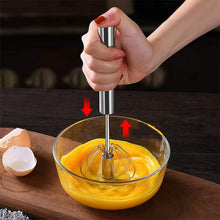 Hand Push Mixer, Egg Whisk, Stainless Steel Blender (1 Pc)