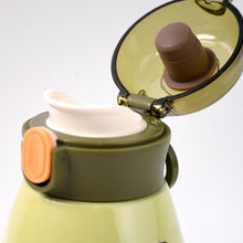 Vacuum Insulation Flask Bottle with Straw for Sports Adult Children (Approx 480ml)