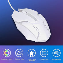 USB Wired Mouse, Gaming Mouse Colorful / Lighting Luminous (1 Pc / Wihte)