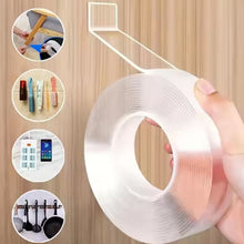 Sticky Double Sided Tape Washable Adhesive Tape Reusable (Thin / 6.5×3 Cm / 1 Pc)