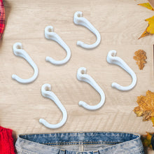 Small Plastic Hooks (6 Pc)
