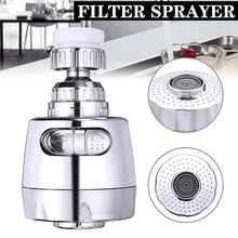 Plastic 360 Degree Rotating Water-Saving Faucet Sprayer Head (1 Pc)