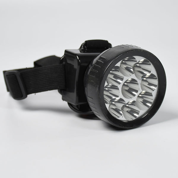 Head Lamp 9 Led Long Range Rechargeable Lamp Use For Farmers, Fishing