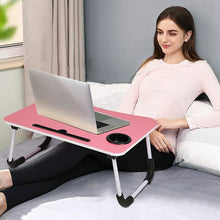 Multi-Purpose Foldable Laptop Desk for Study & Reading (Pink)