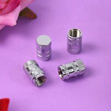 Tire Valve Stem Caps Fit for Genesis Cars. Air Valve Caps Suit for Most Car Truck SUV Wheel Accessories 4pcs Silver.