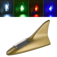 Shark Fin Light With Remote, LED Signal Antenna Solar Shark Fin Car Roof Light Sensor Decoration Flashing Lamps, Solar Powered Radio Signal for Car Lamp Accessories (1 Pc)