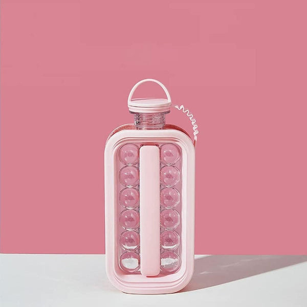 Ice Cube Trays 2 in 1 Portable Ice Ball Maker, 17 Round Ice Cube Mold (1 Pc)