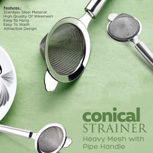 Apex Premium Conical Tea Strainer with Pipe Handle